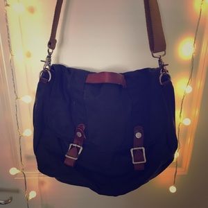 J.Crew Leather-Trimmed Messenger Bag